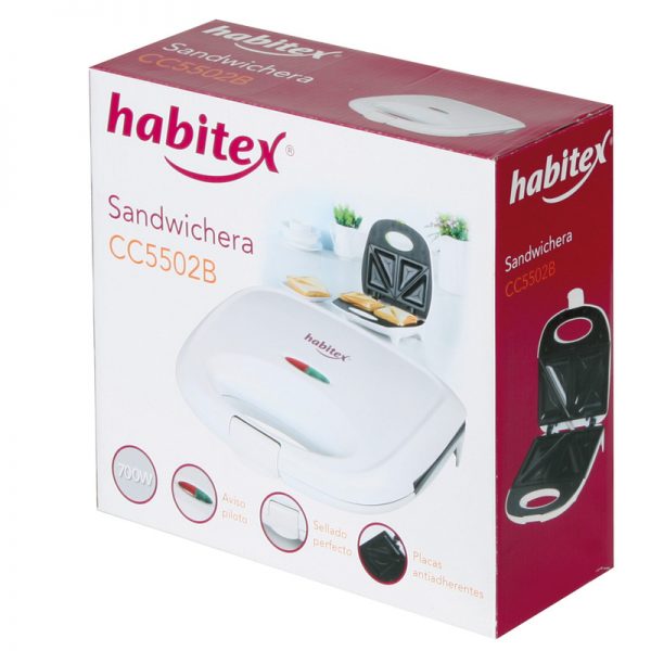 Sandwichera HABITEX CC5502B 700 W