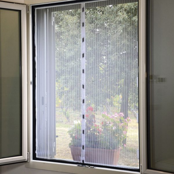 Mosquitera con imán BAZZZAR para ventanas 150x180 cm