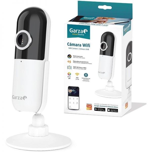 Garza ® Smarthome - Cámara de Vigilancia Interior inteligente Wifi