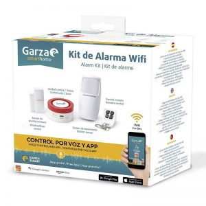 Garza ® Smarthome - Kit sistema de alarma inteligente wifi para hogar.