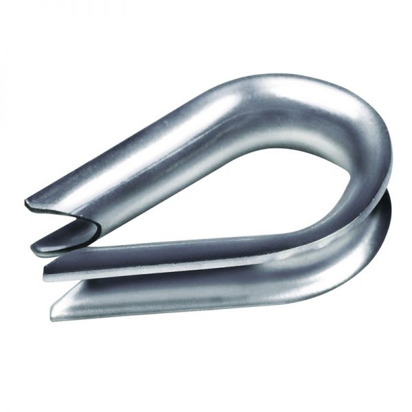 Guardacabos EHS inoxidable DIN 6899 AISI 316 4mm 2 unidades