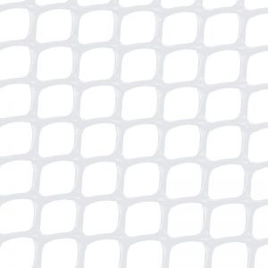 Malla plástica cuadrada INTERMASGROUP blanca 420 gr/m2