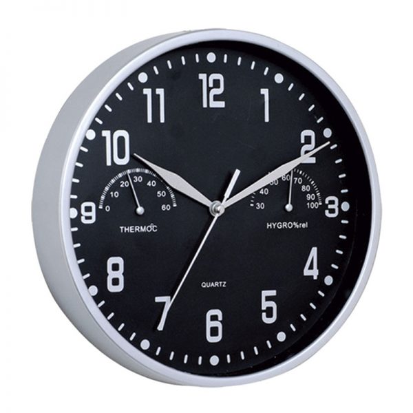 Reloj decoración termómetro/higrómetro