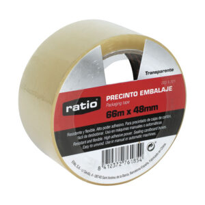 Precinto embalaje RATIO Transparente 6 uni.