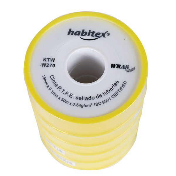 Cinta sellador tuberías HABITEX. 5 unidades
