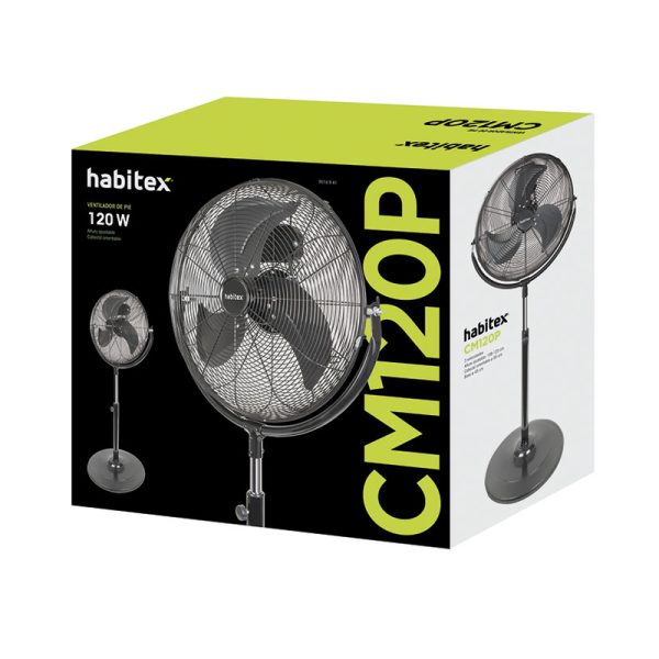 Ventilador-circulador aire de pie HABITEX CM120P