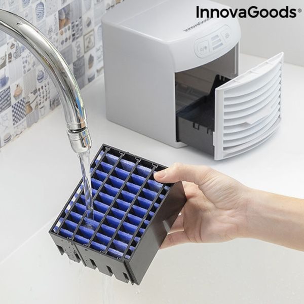 Mini climatizador evaporativo portatil INNOVAGOODS con Led FreezyQ+