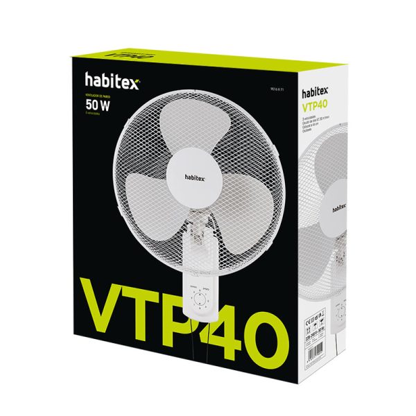Ventilador pared HABITEX VTP-40
