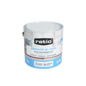 ESMALTE ACRIL.BTE MULT. BL.RATIO 2.5L - Imagen