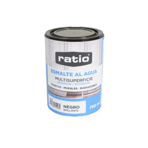 Fotografía de ESMALTE ACRIL.BTE MULT.NG.RATIO 750ML