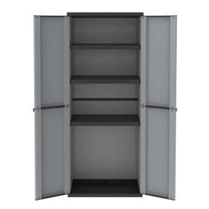 ARMARIO RESINA J-LINE 3 EST. GRIS/NEGRO