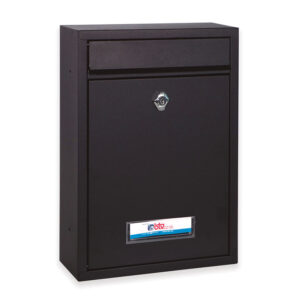 BUZON EXTERIOR MET. BERMEO. NEGRO. - Imagen
