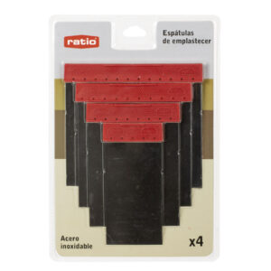 Imagen de ESPATULA CARROCERO INOX. 4 PIEZAS RATIO