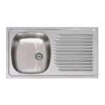 Imagen de FREGADERO INOX 1S PRÁCTIC S/ARES 80X51