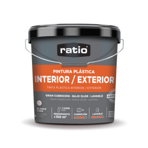 Fotografía de PINTURA PLÁSTICA INT/EXTERIOR RATIO 15L