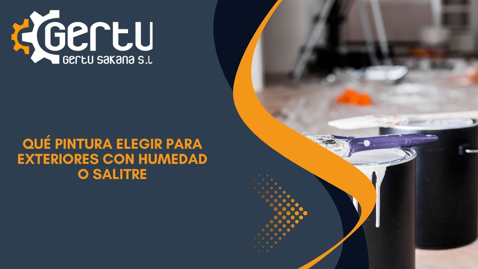Qué pintura elegir para exteriores con humedad o salitre