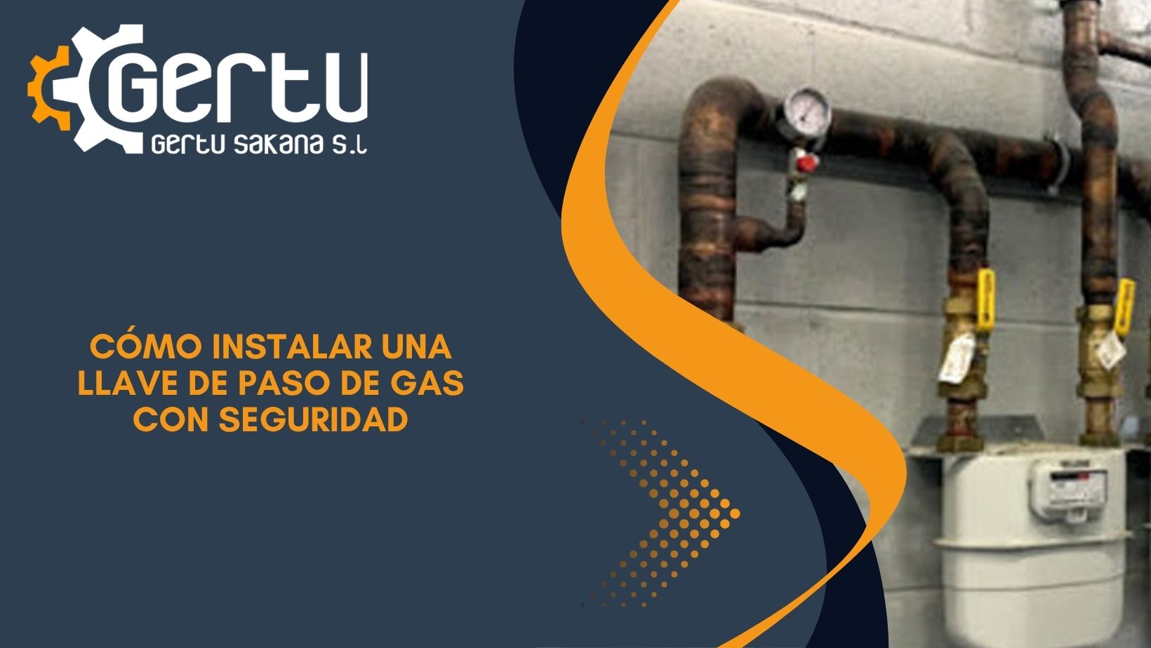 Cómo instalar una llave de paso de gas con seguridad