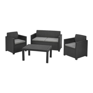Comprar CONJUNTO MERANO 2 SILL+SOFÁ+MESA. ANTR.