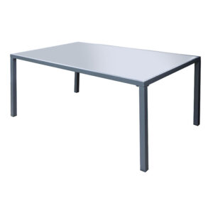 Foto de MESA ACERO 150X90X72 CM. ANTRACITA