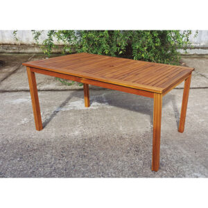 Fotografía de MESA MADERA ACACIA 150X90XH74 CM