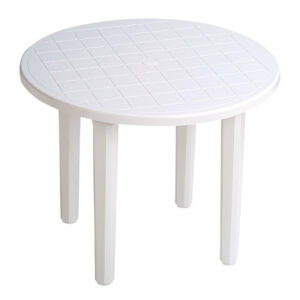 Fotografía de MESA REDONDA Ø 90 CM. BLANCA