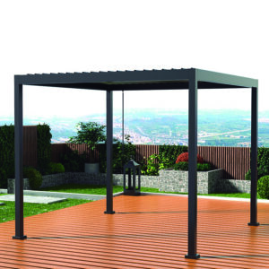PÉRGOLA ALUM. CLIMÁTICA 300X300XH.235 CM
