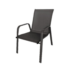 SILLA C/BRAZOS. ACERO/TEXTILENE.ANTRAC. - Foto