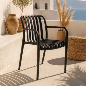 SILLA JARDIN GRETA NEGRA - Imagen