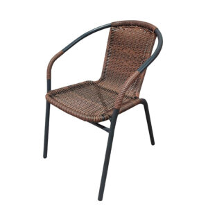 Fotografía de SILLA JARDIN NORI MARRÓNN APILABLE