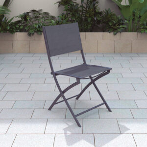 SILLA PLEGABLE ACERO/TEXTILENE 