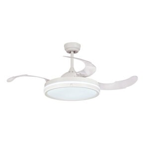 Ventilador techo plegable HABITEX 52NW con luz Blanco