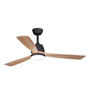 Ventilador techo HABITEX 33BK con luz Negro